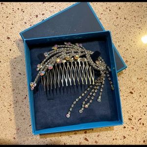 AB Swarovski crystals and rhinestones hair comb